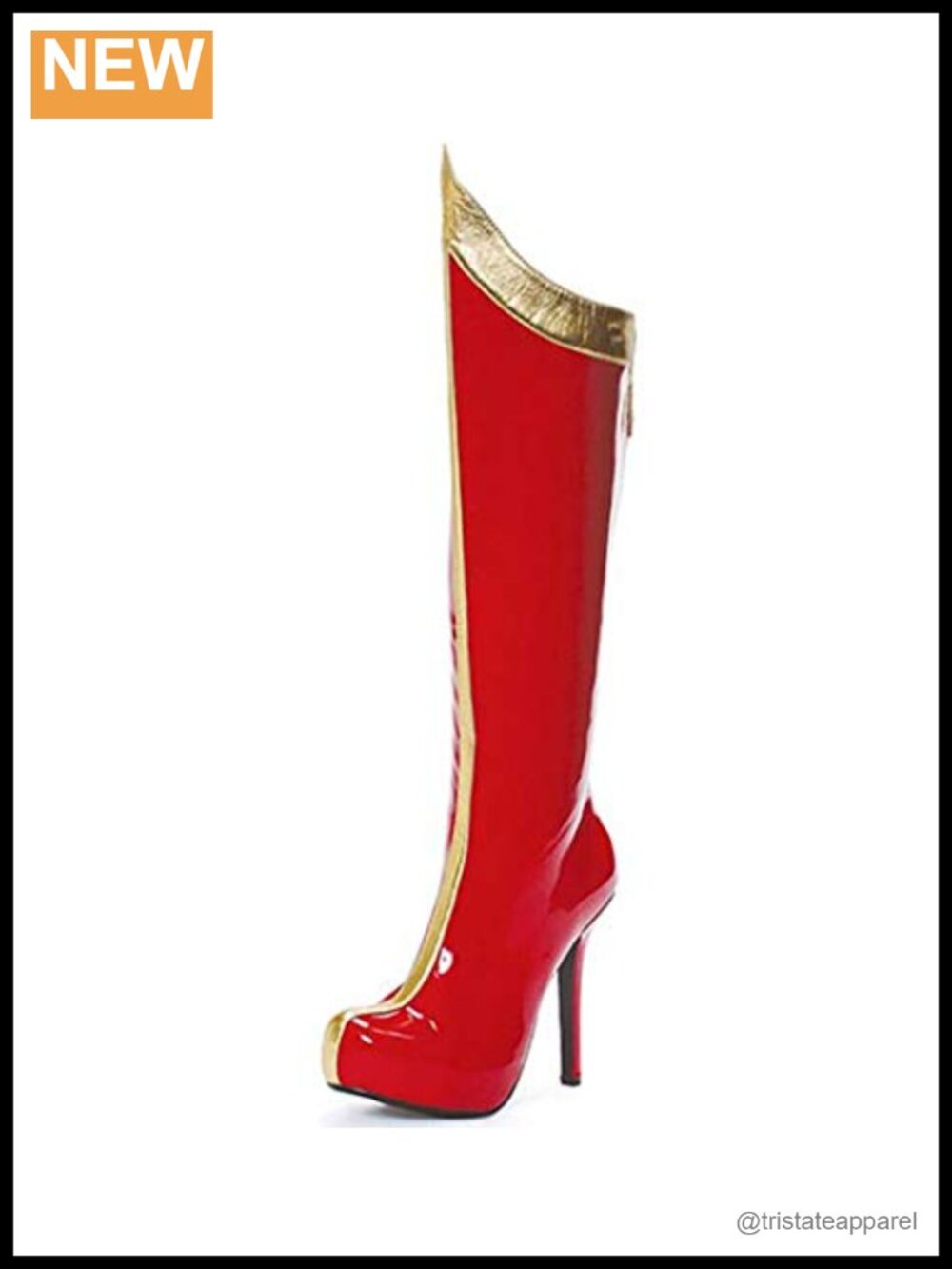 Superhero Inspired Knee High Platform Boots Women's Cosplay Costume Shoes
